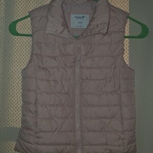 Old Navy Light Pink Quilted Vest